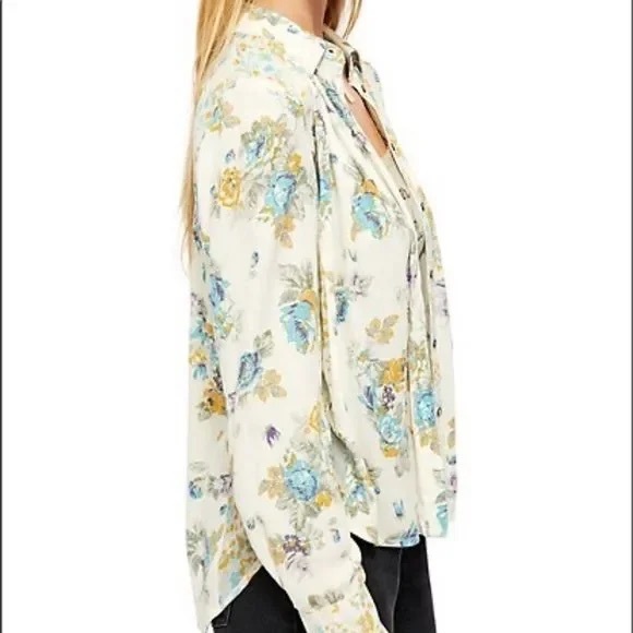 NWT Free People Hold On To Me Printed Top🌻 - Picture 4 of 12